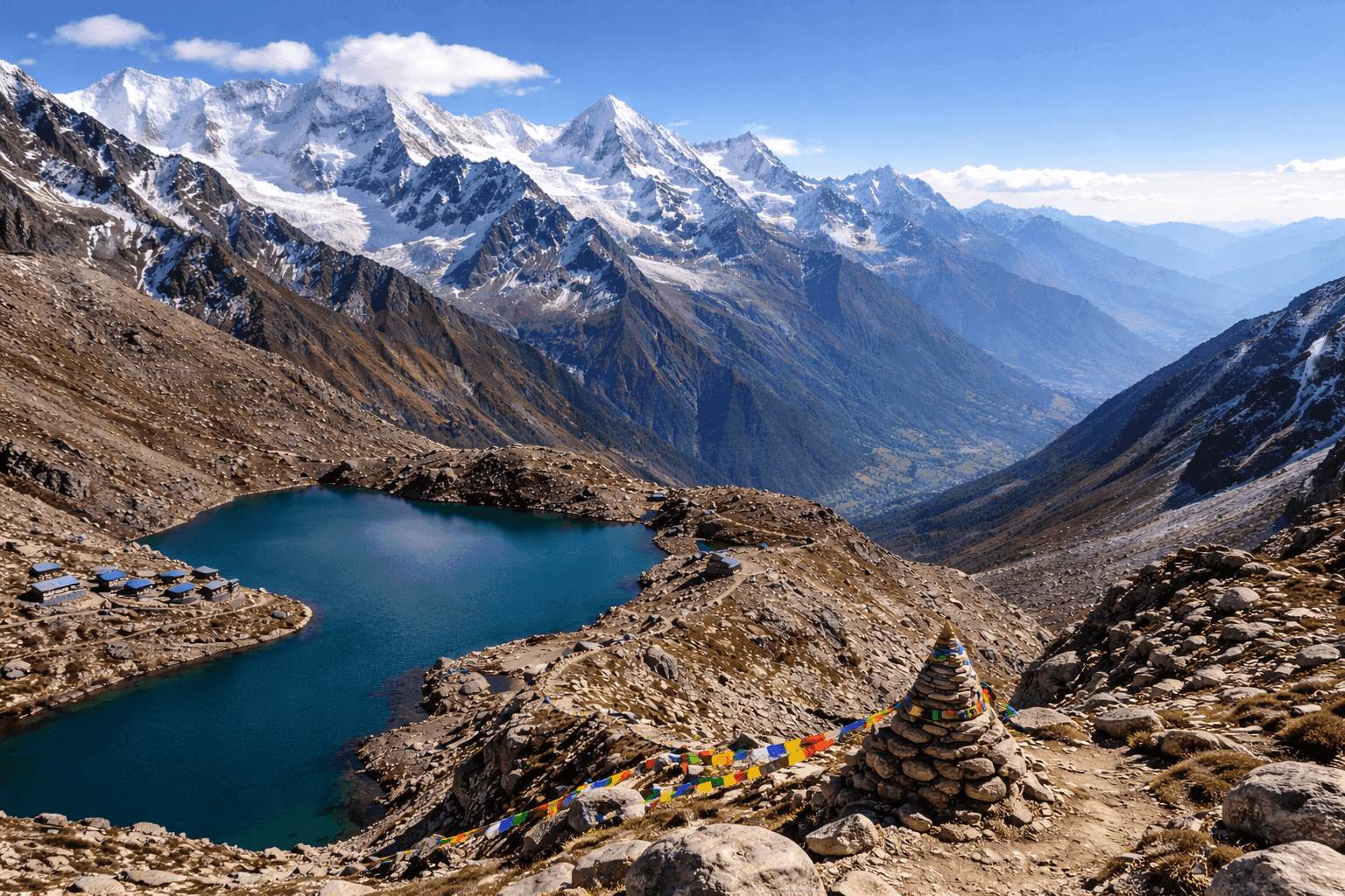 Langtang Himal – Gosaikunda Pass to Helambu Trek (Highest Point: 4,610 m)